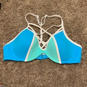 Victoria’s Secret pink push-up swim top